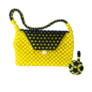 Mini Sac à main en perles fait main avec son porte-clé